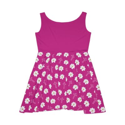 Holy Floral Women's Skater Dress - Pink - Image 2