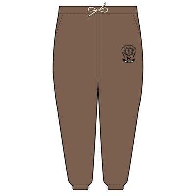 Men of Faith Fleece Sweatpants - Blk. Lettering - Image 4
