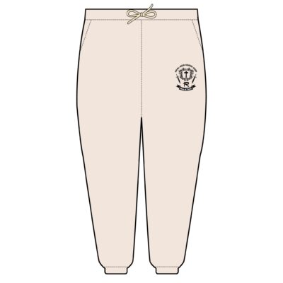 Men of Faith Fleece Sweatpants - Blk. Lettering - Image 3