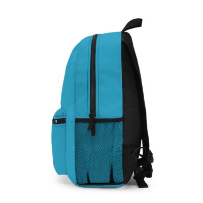 Faith Over Fear Backpack - Turquoise, Black Lettering - Image 3