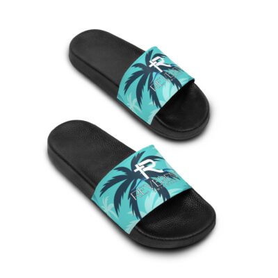 Tropical Palms Men's Slide Sandals - Image 4