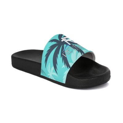 Tropical Palms Men's Slide Sandals - Image 2